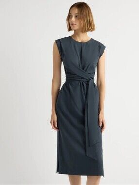modern citizen manon dress Manon Asymmetric Neck Ruched Dress by Modern Citizen